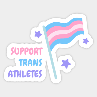 support trans athletes Sticker